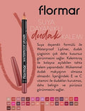 Flormar Waterproof Lipliner Pencil Matte Brown Nut Cookie PCL-236