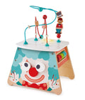 Hape Light-Up Circus Activity Cube Educational Playset with Bead Maze and Projector Light, 18 Months+