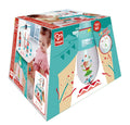 Hape Light-Up Circus Activity Cube Educational Playset with Bead Maze and Projector Light, 18 Months+