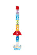 Hape Rocket Ball Air Stacker Interactive Air-Powered Stacking Toy with 7 Tubes, 24 Months+