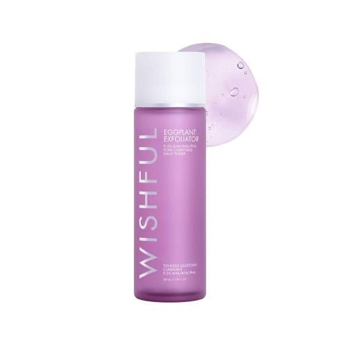 Wishful Eggplant Scrub Daily Pore Refining Toner AHA BHA PHA 200ml