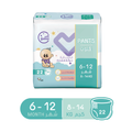 Gamar Training Pants Pull-Up Disposable Diapers Size 4, 6-12 Months, 22 Pants