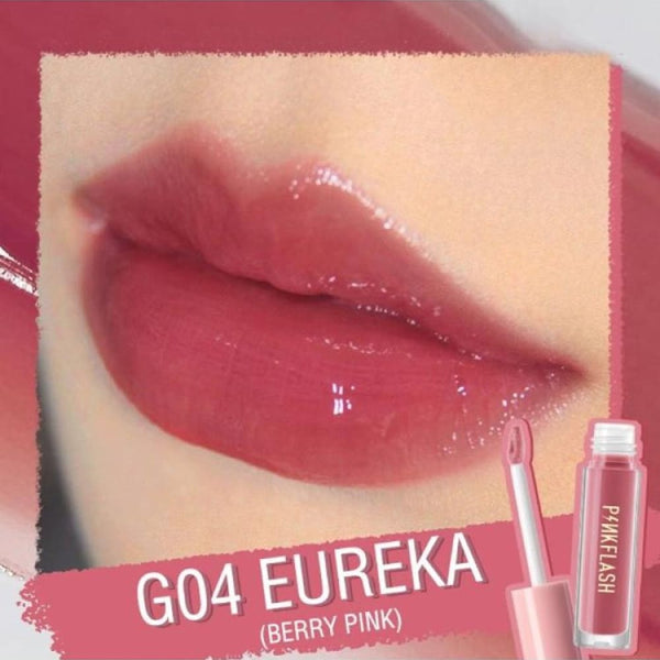 Pink Flash Long-Lasting Glossy Lip Gloss G04 Berry Pink