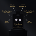 Ear Sense 5 mm D28 Gold-Plated Earrings with Zircon Stones, 1 Pair