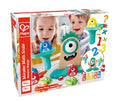 Hape Monster Math Scale Educational Balance Toy for Weight Measurement and Arithmetic, Ages 3+