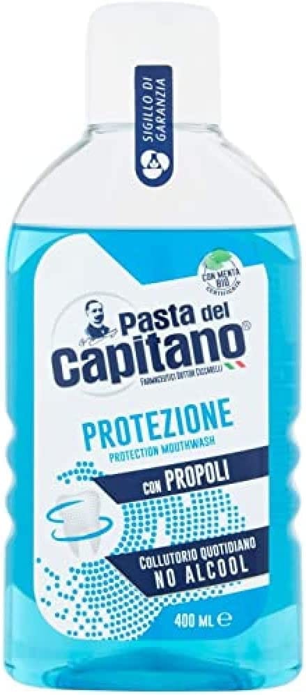Capitano Protection Mouthwash Alcohol-Free Mint with Zinc and Fluoride