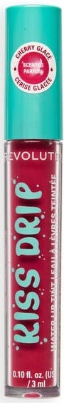 Revolution Kiss Drip Water Lip Tint Glossy Cherry Glace