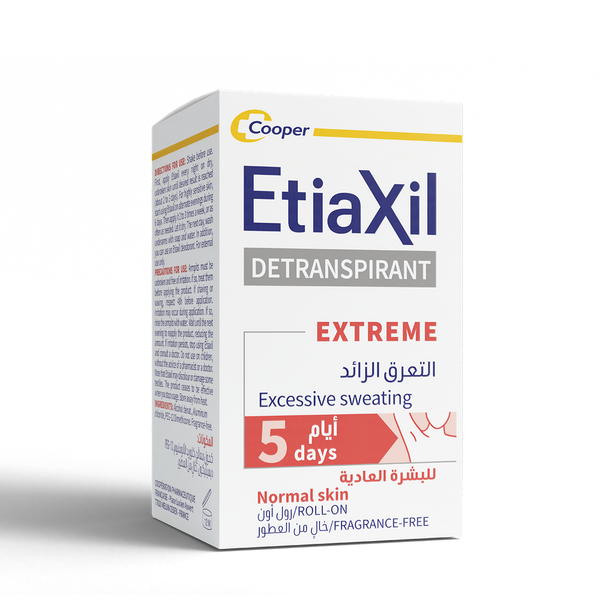 Etiaxil Detranspirant Normal Skin Roll-On Clinical Strength Sweat Protection 15 ml