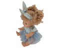 Qisen Charming Baby Doll with Dress and Headband, Soft Huggable Body, 1 Pc