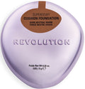 Revolution Superdewy Cushion Foundation Dewy Finish Peptides Dark Neutral Warm
