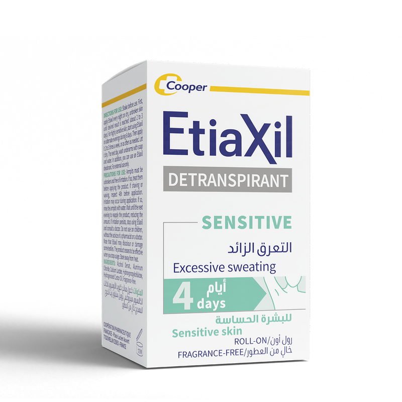 Etiaxil Detranspirant Sensitive Skin Roll-On Fragrance-Free 15 ml