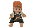 Qisen Adorable Baby Doll Soft Huggable Body with Cozy Hat, 1 Piece