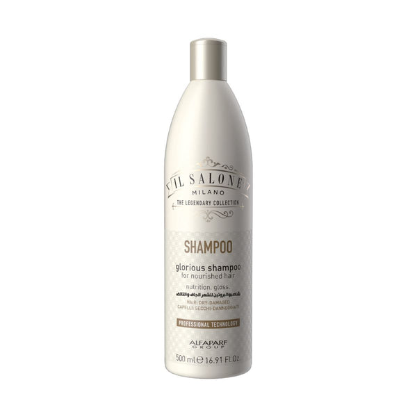 IL Salone Shampoo with Protein for Dry and Damaged Hair, Glossy Finish, 500ml