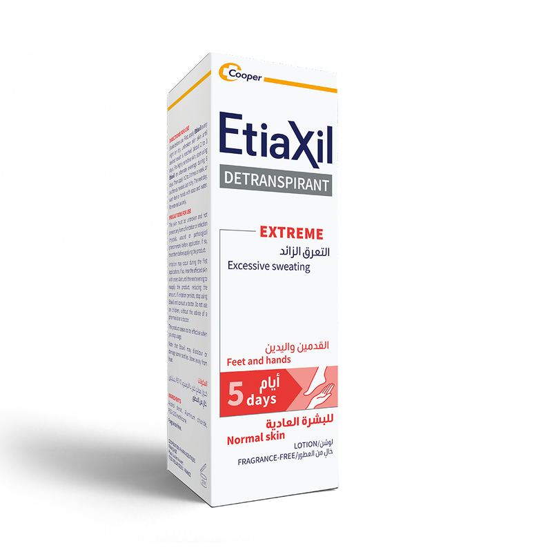 Etiaxil Detranspirant Hand and Foot Lotion Clinical Strength Sweat Protection Normal Skin 100 ml