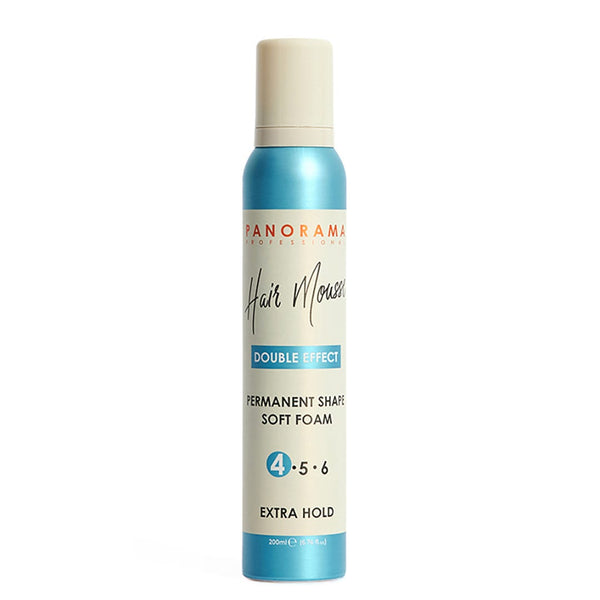 Panorama Professional Hair Mousse Hold 4 Foam Styling Formula 200 ml