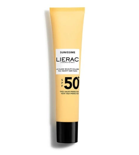 Lierac Sunissime Velvety Sun Fluid SPF50+ Broad-Spectrum Face Sunscreen, 40 ml