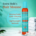 Panorama Professional Hair Mousse Ultra Hold 5 Foam Volume 200ml