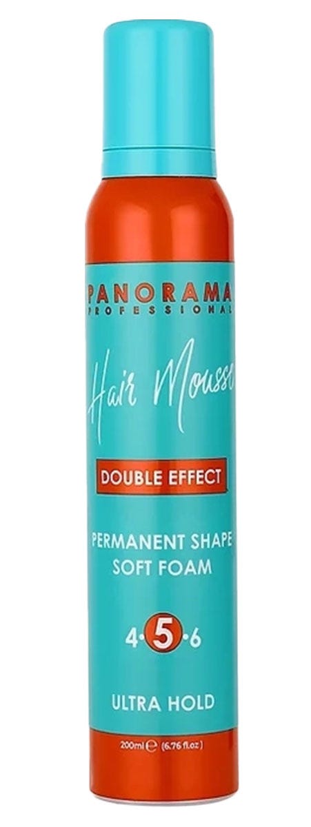 Panorama Professional Hair Mousse Ultra Hold 5 Foam Volume 200ml