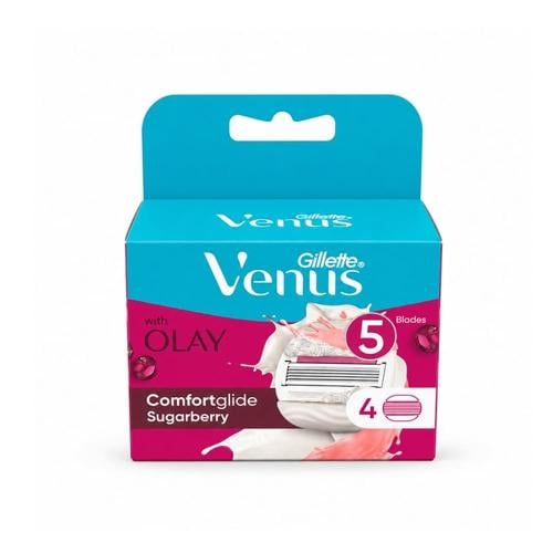 Gillette Venus ComfortGlide Olay Razor 4-Blade Moisturizing Strips