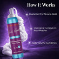Panorama Professional Hair Mousse Mega Hold 6 Foam Strong Hold Natural Finish 200 ml