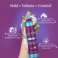Panorama Professional Hair Mousse Mega Hold 6 Foam Strong Hold Natural Finish 200 ml