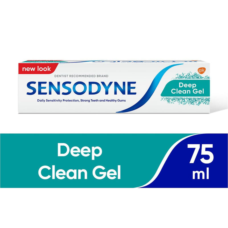 Sensodyne Deep Clean Gel Toothpaste Mint Fluoride Sensitivity Care