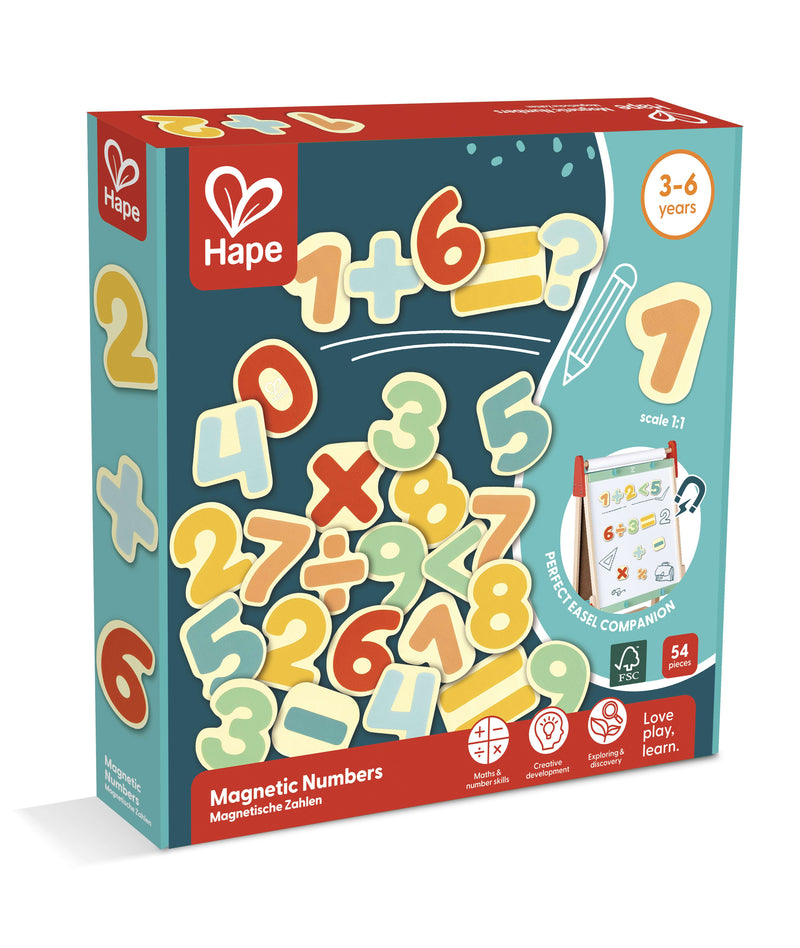 Hape Magnetic Numbers Educational Wooden Math and Counting Toy