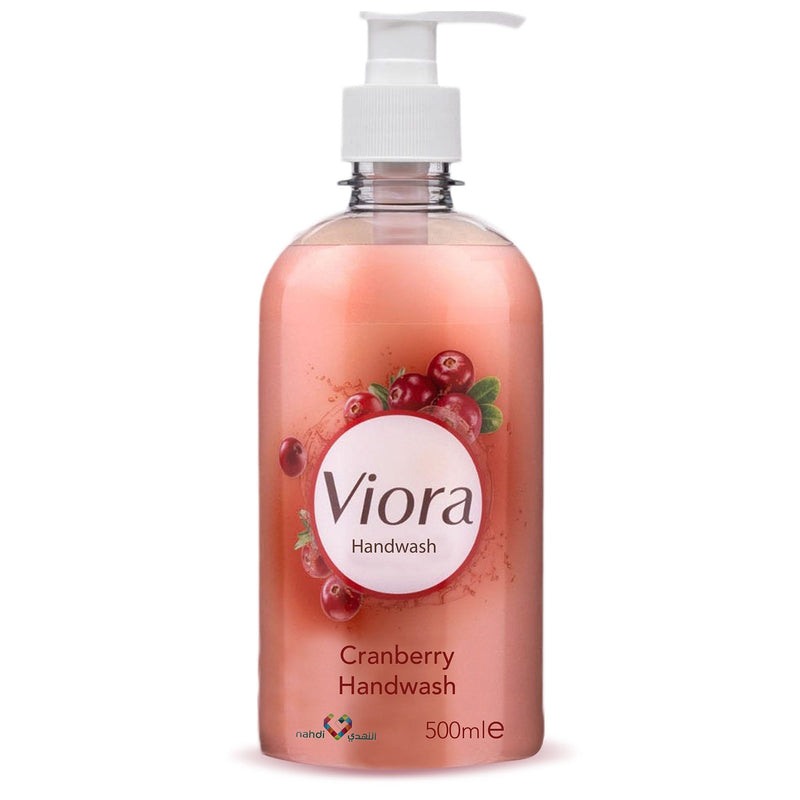 Viora Cranberry Extract Foaming Handwash Liquid Soap Apricot Peach Fragrance 500 ml