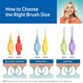 TePe Ultra-Soft Interdental Brushes Red 0.5 mm Plant-Based 6 Pieces