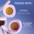 Revolution Superdewy Cushion Foundation Dewy Finish Peptides Medium Tan Cool
