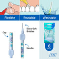 TePe Extra Soft Interdental Brushes Blue 0.6 mm 6 Pieces