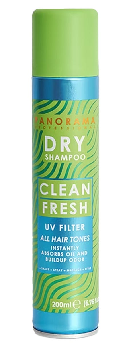 Panorama Professional Clean Fresh Dry Shampoo Powder Spray Oily Hair 200 ml