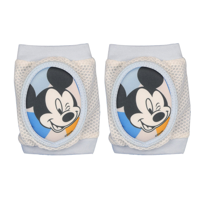 Disney Minnie Mickey Baby Crawling Knee Pads, Blue, Elastic Polymesh