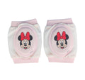 Disney Minnie Mickey Pink Baby Crawling Knee Pads, Elastic Polymesh, Non-Slip Cushioning