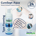 Sterilasafe CureSept Aqua Skin Cleansing Foam Chlorhexidine 150 ml