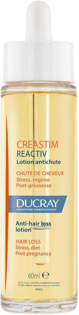 Ducray Creastim Anti-Hair Loss Lotion for Occasional Hair Loss, 2 x 30 ml