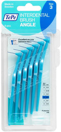 TePe Angle Interdental Brushes Blue 0.6 mm 6 Pieces