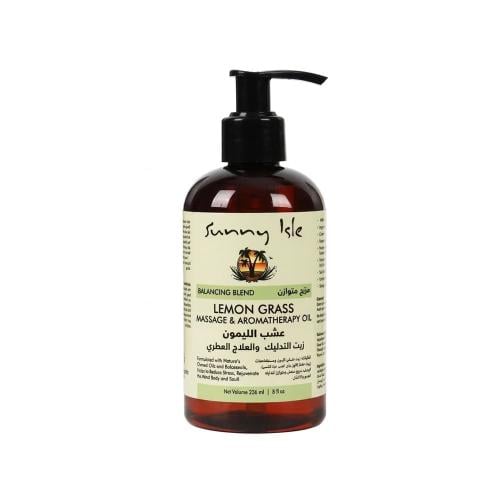 Sunny Lemongrass Massage Oil Aromatherapy 236ml