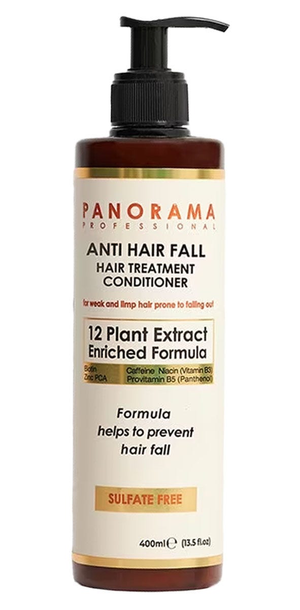 Panorama Professional Hair Conditioner Liquid with Biotin, Caffeine and Panthenol 400 ml