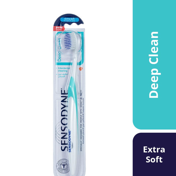 Sensodyne Deep Clean Extra Soft Toothbrush Tapered Tips 1 Pc