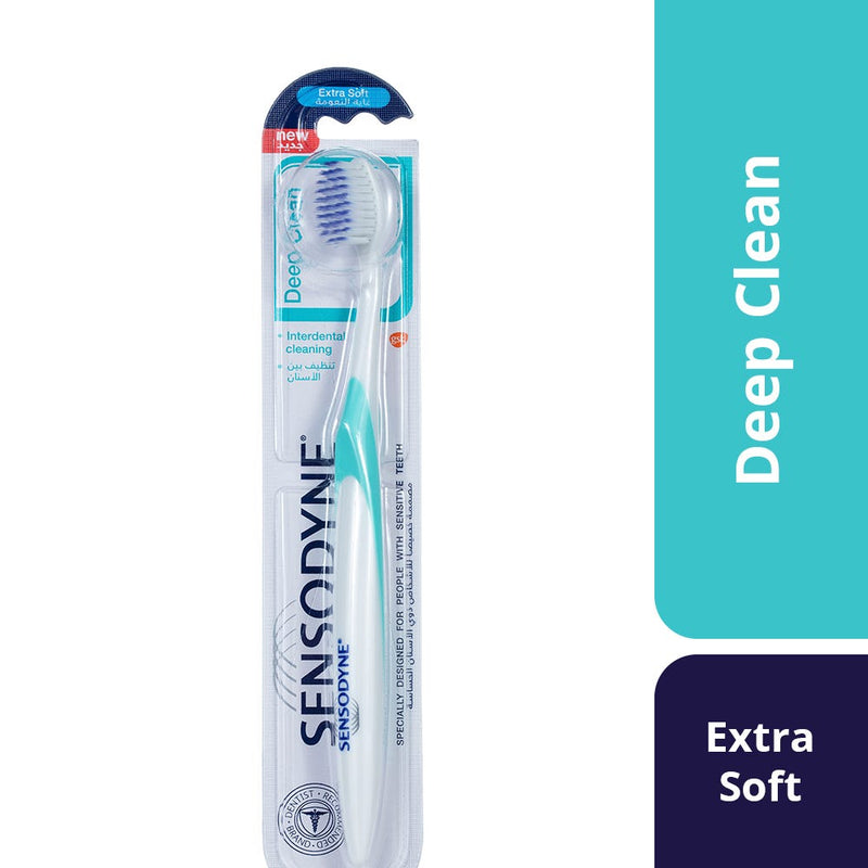 Sensodyne Deep Clean Extra Soft Toothbrush Tapered Tips 1 Pc