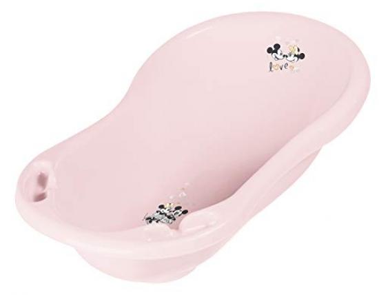 Disney Minnie Mickey Baby Bathtub with Plug, Pink