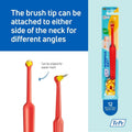 TePe Soft Last Molar Interspace Brush Heads, Angled Tapered Tip, 12 Heads