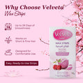 Velveta Body Wax Strips for Normal Skin with Shea - 20 Strips