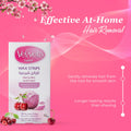 Velveta Body Wax Strips for Normal Skin with Shea - 20 Strips