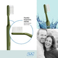 TePe Denture Care Toothbrush, Extra-Long Strong Bristles, 1 Pc