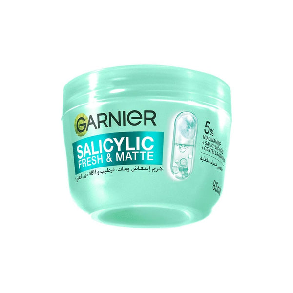 Garnier SkinActive Fresh & Matte Face Cream Salicylic Acid Niacinamide 85ml