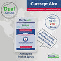 Sterilasafe CureSept Alco Disinfectant Solution Chlorhexidine 70% Isopropyl Alcohol 20 ml