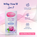 Velveta Body Wax Strips for Dry Skin with Aloe Vera and Jojoba Oil, 20 Strips