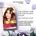 Excellence Hair Color Kit Creme Triple-Care Formula Honey Brown 7.7